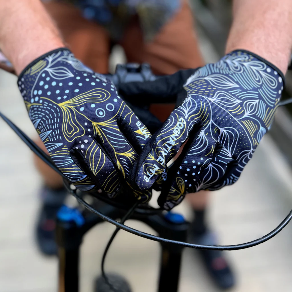 Tech 2.0 MTB Glove (Black Floral) - Image 3