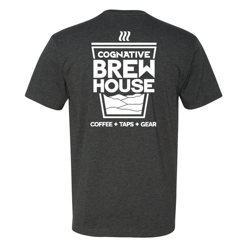 Cognative Brew House - Logo Shirt (Heather Charcoal) - Image 2