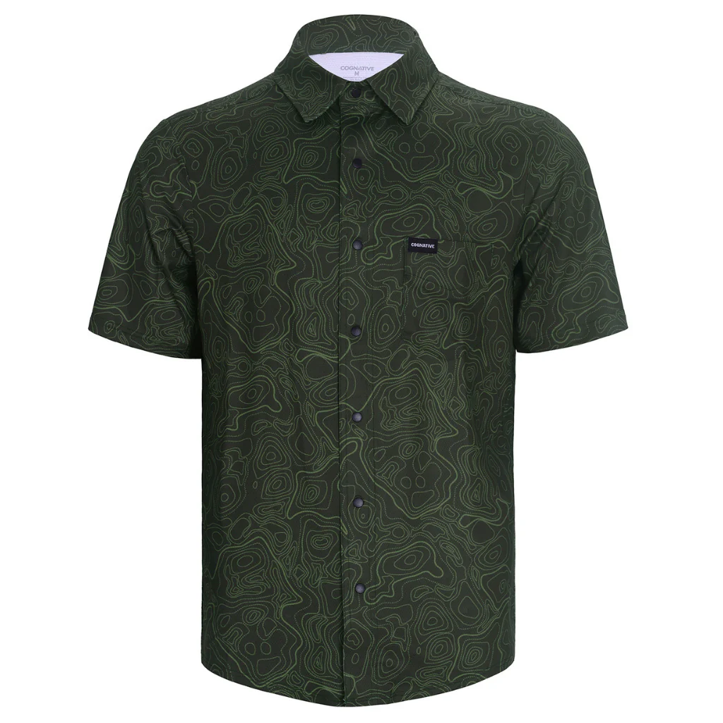 Men's Short Sleeve Catalyst Mountain Bike Button-Down Shirt - Image 25