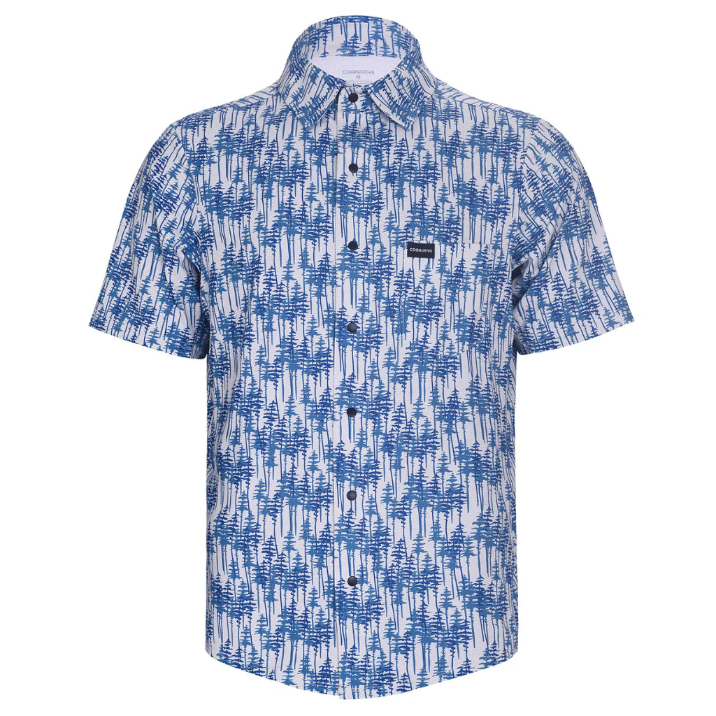 Men's Short Sleeve Catalyst Mountain Bike Button-Down Shirt - Image 37