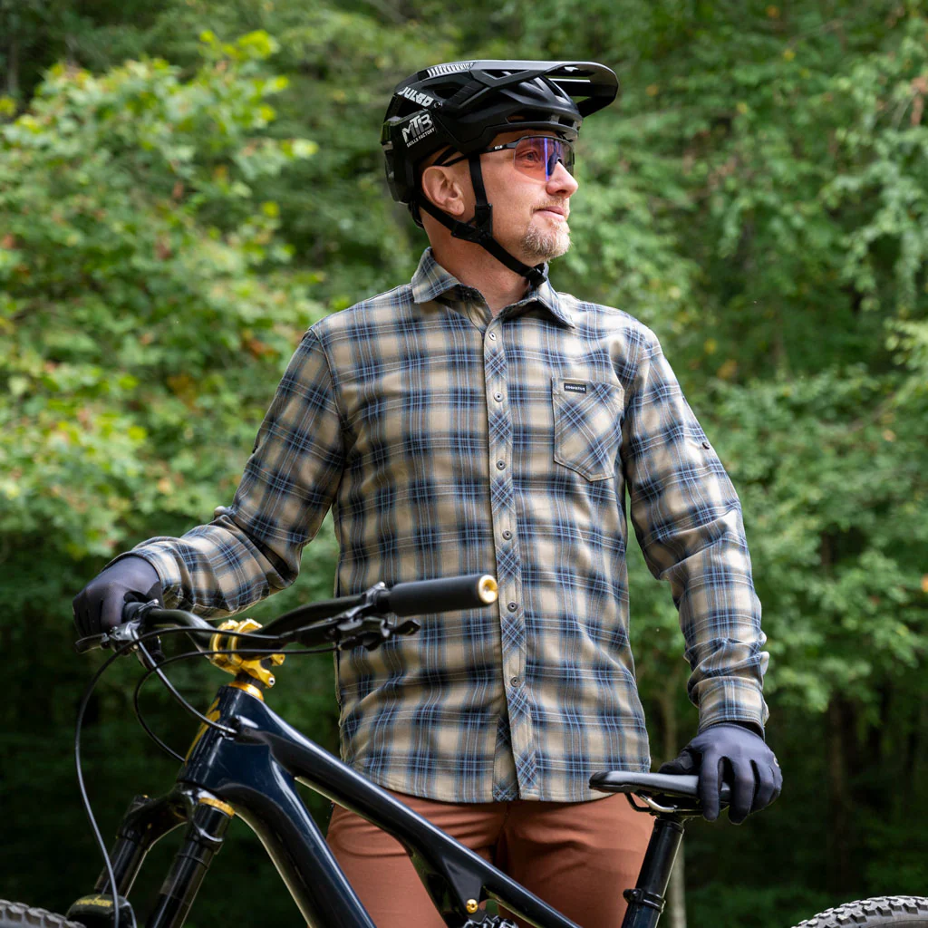 Men's Technical Mountain Bike Flannel - Image 23