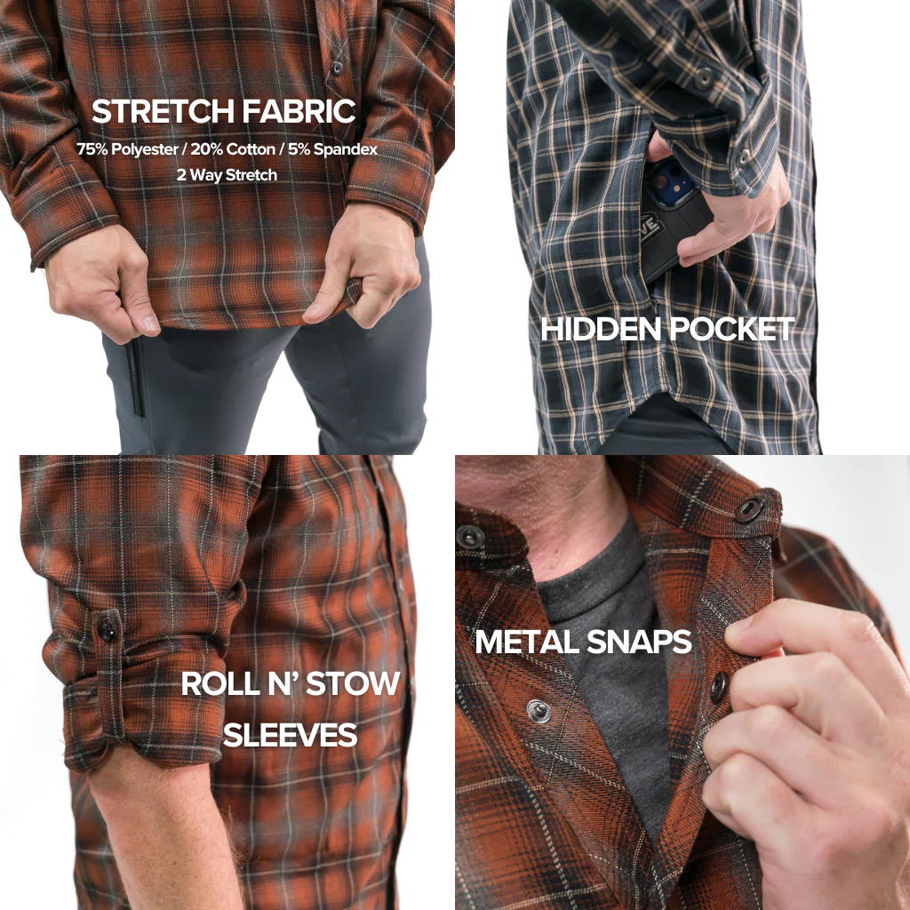 Men's Technical Mountain Bike Flannel - Image 9