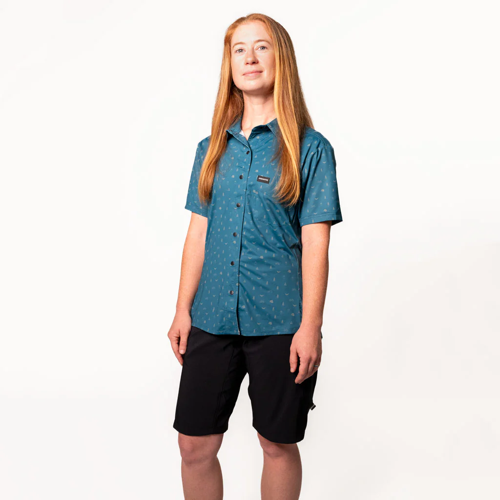 SAMPLE Women's Short Sleeve Catalyst Button-Down Shirt (Pre-order) - Image 4