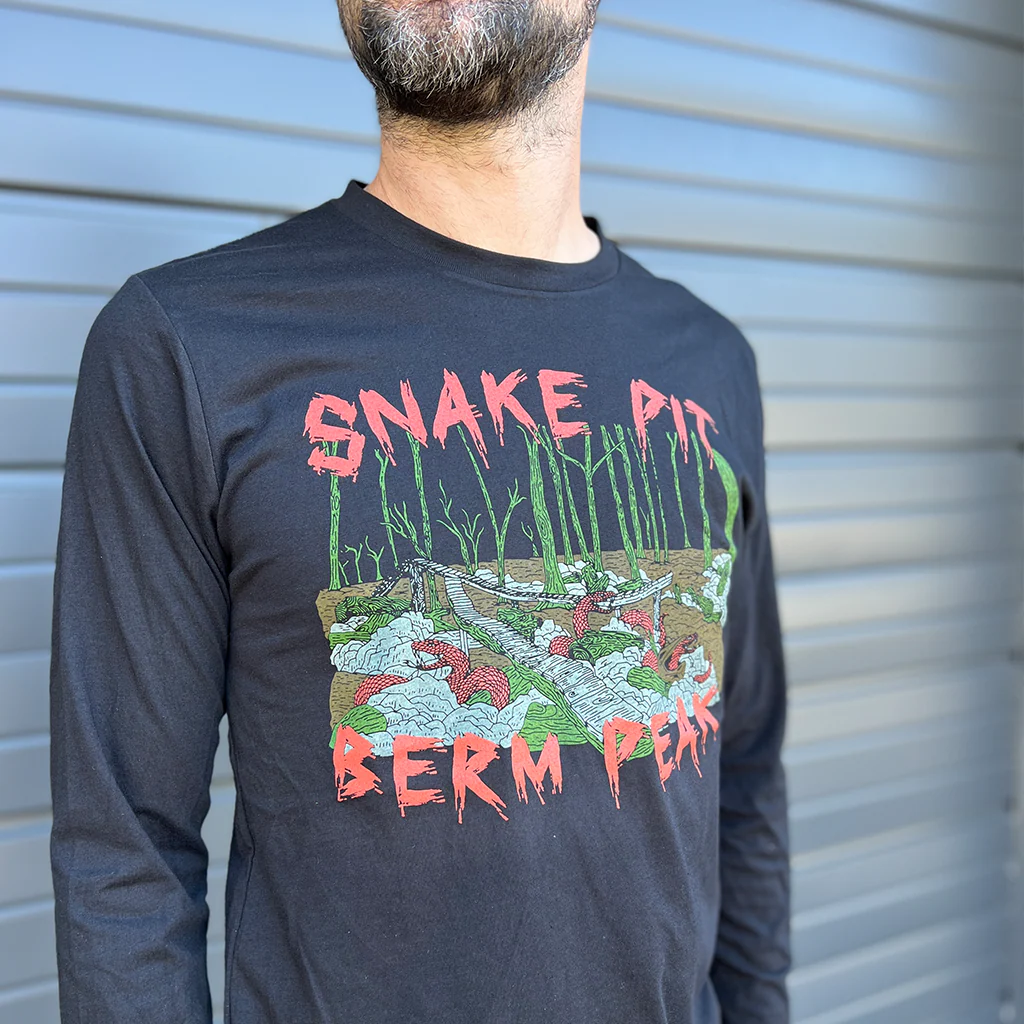 Snake Pit - Berm Peak Unisex Long Sleeve Shirt (Black) - Image 2