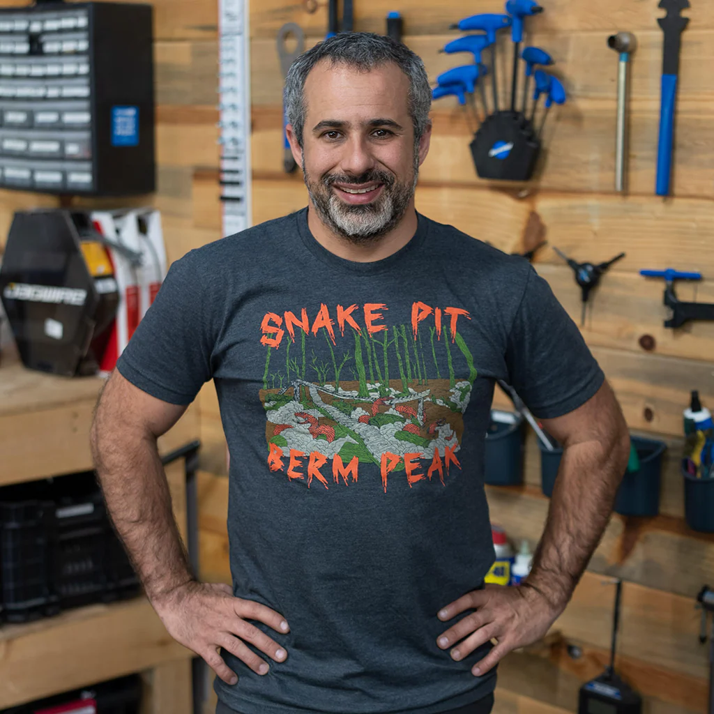 Snake Pit - Berm Peak Men's Short Sleeve Shirt (Heather Charcoal) - Image 2