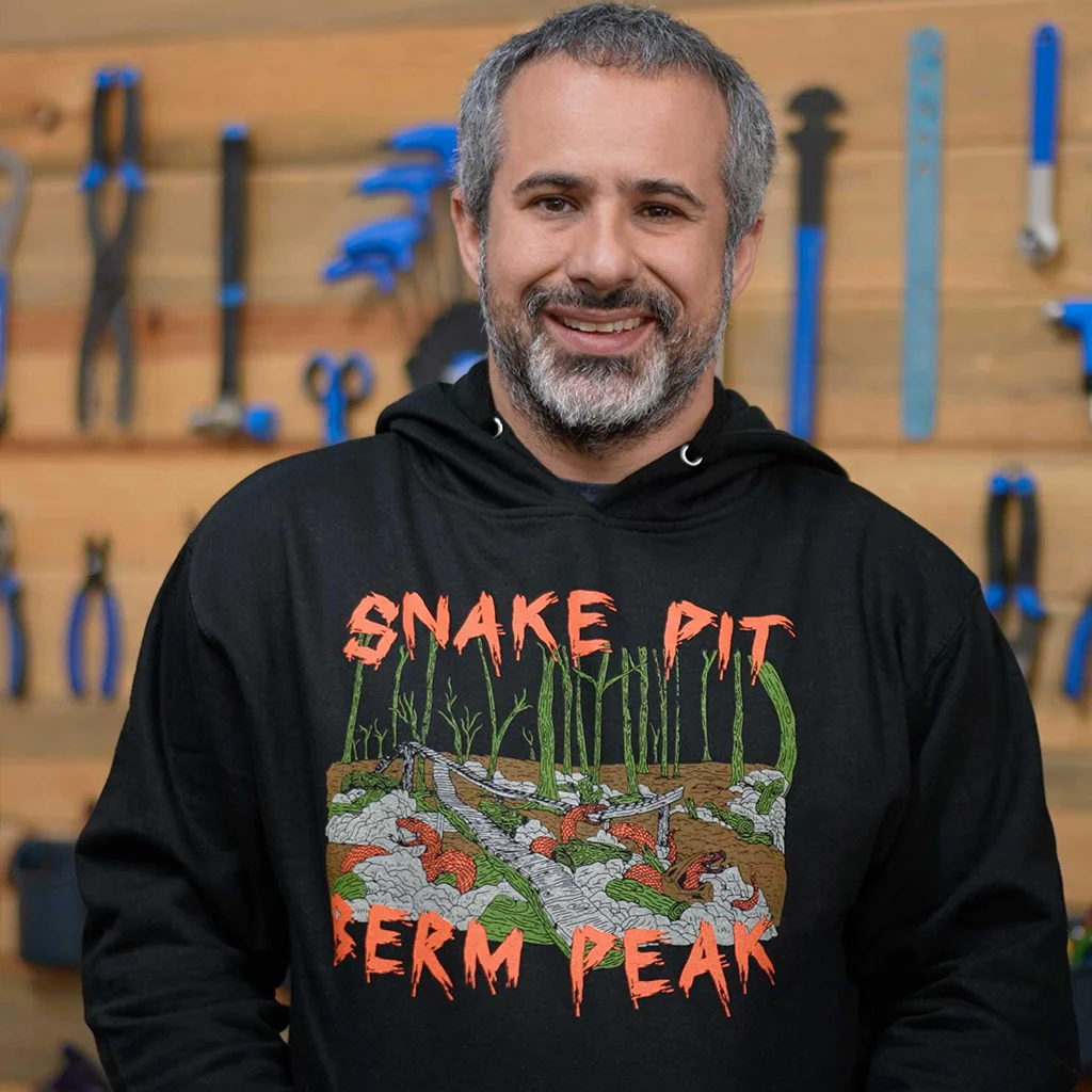 Snake Pit - Berm Peak Unisex Hoodie (Black) - Image 2