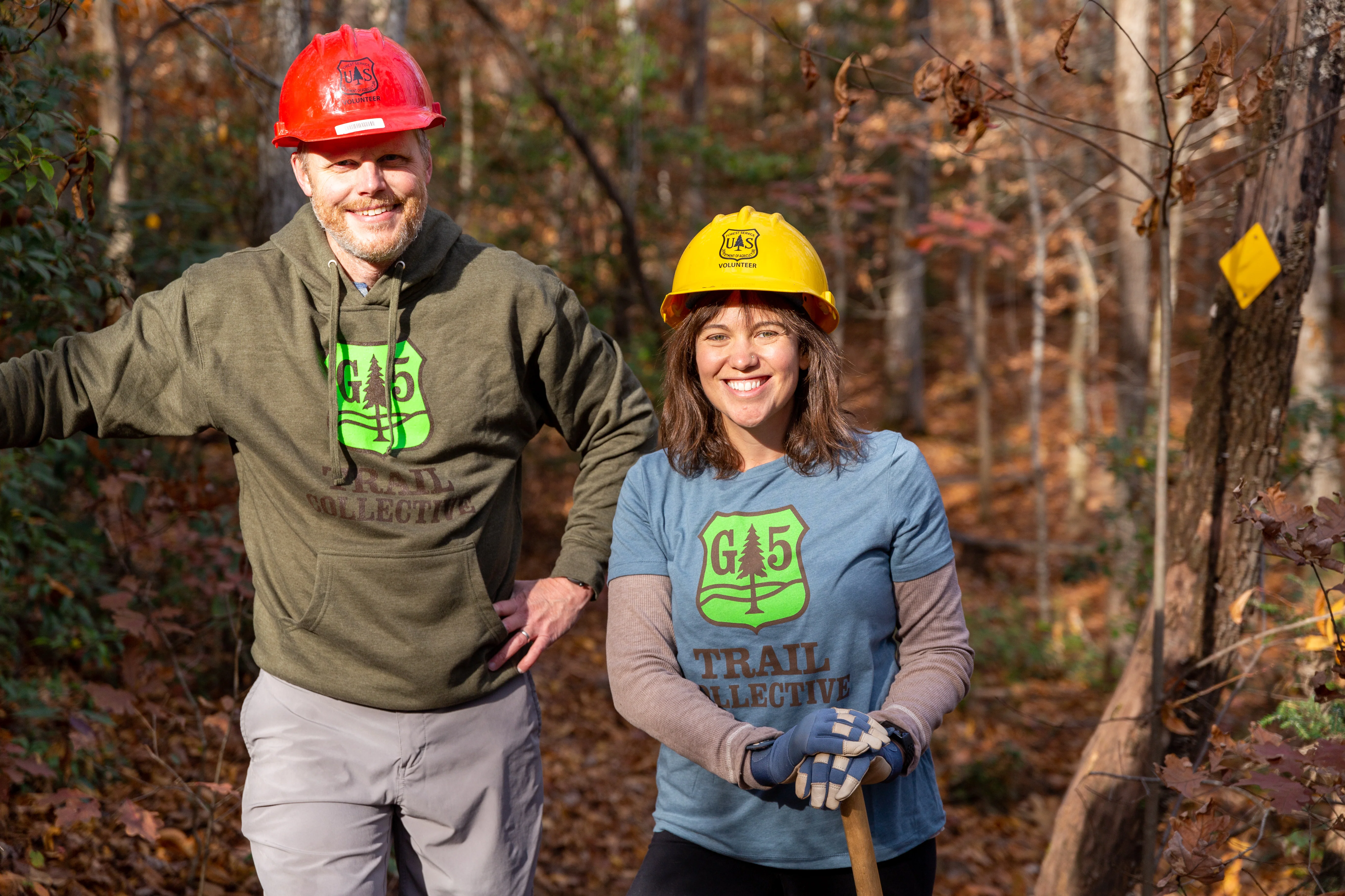 Women's G5 Trail Collective Shirt (Heather Slate) - Image 2