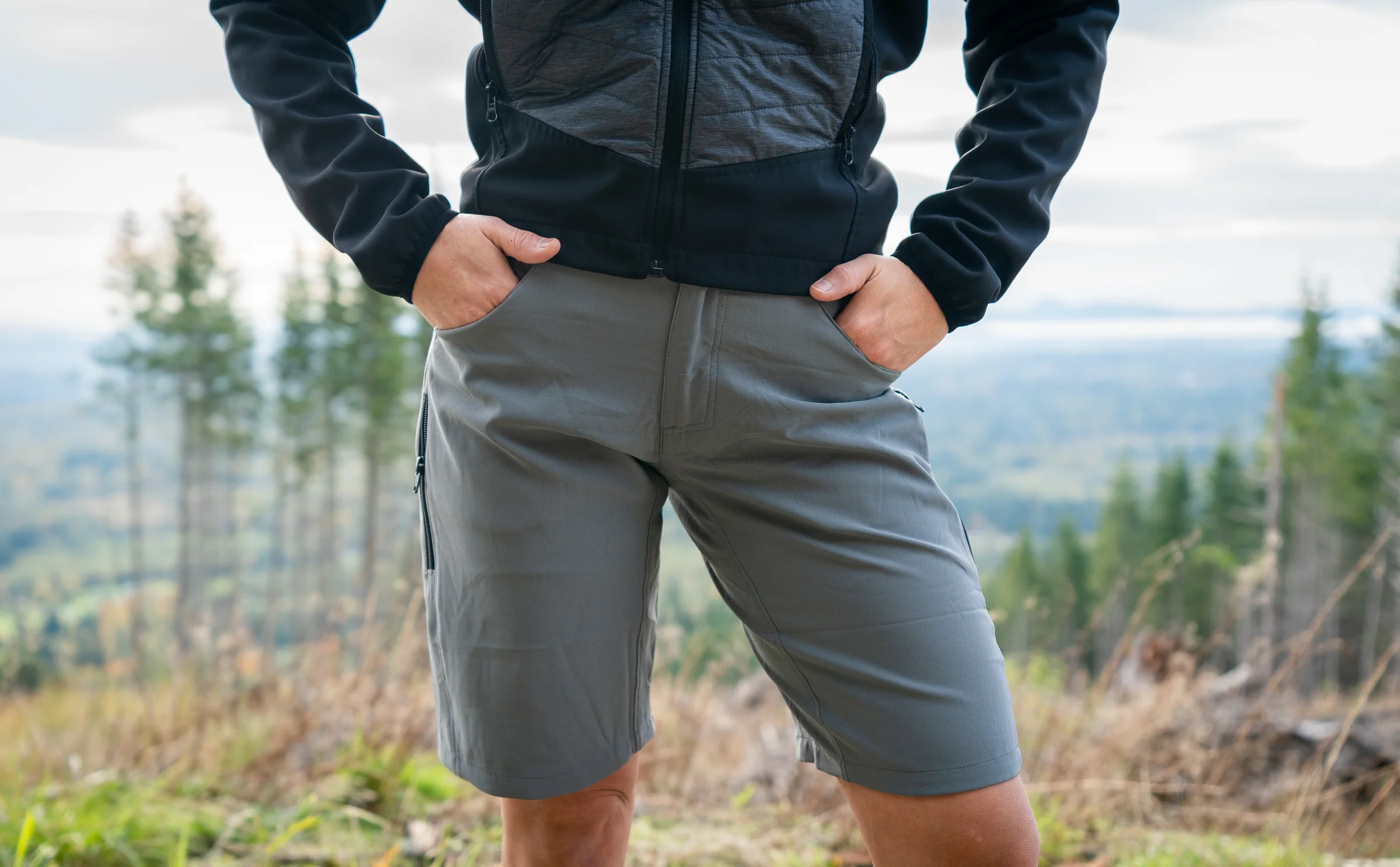 Women's Guide Trail MTB Shorts (Gunmetal Grey) - Image 3