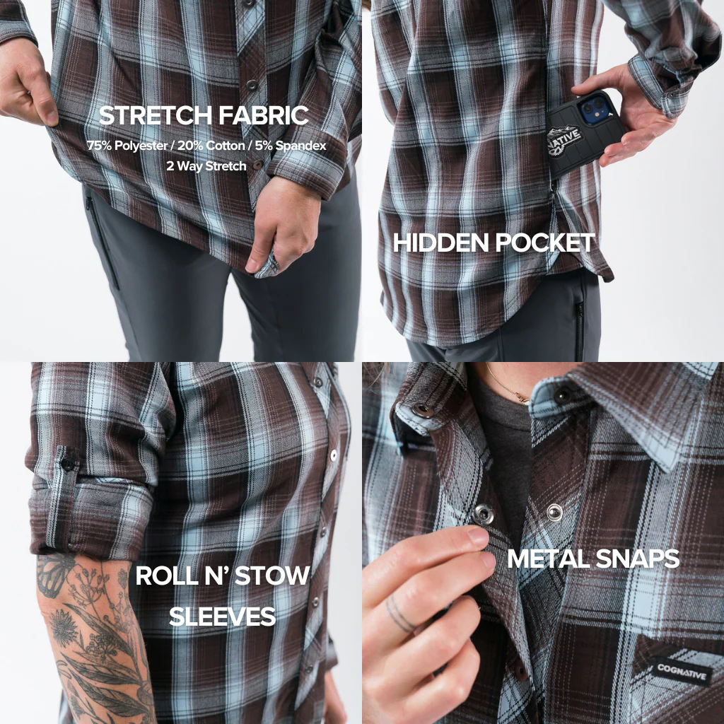 Women's Technical Mountain Bike Flannel - Image 9